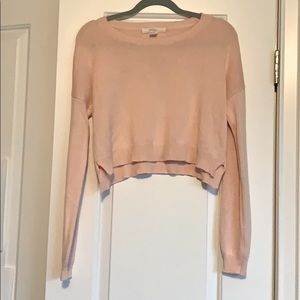 Forever21: Cropped Knit Sweater (Size: M)